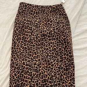 NWT J. Crew Leopard Print No. 2 Pencil Skirt